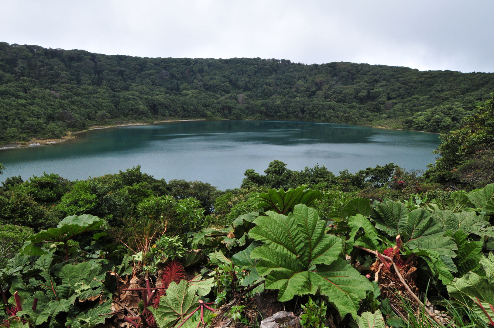 Extinct volcano lake beside Poas
