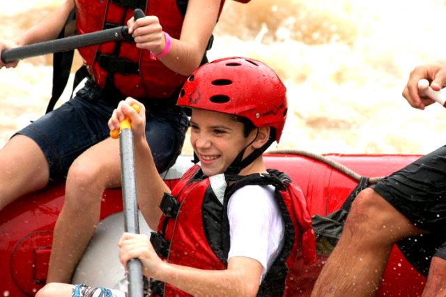Rafting for older kids