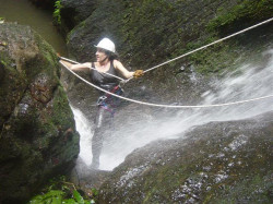 San Lorenzo Canyoning tour is a doable challenge for anyone in reasonable shape