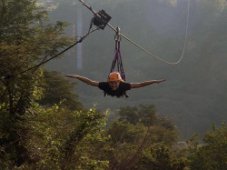 'Fly' through the air like Superman for 750 meters