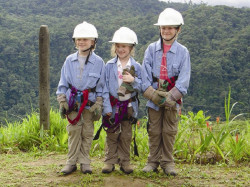 Older kids can handle the canopy zip-lining